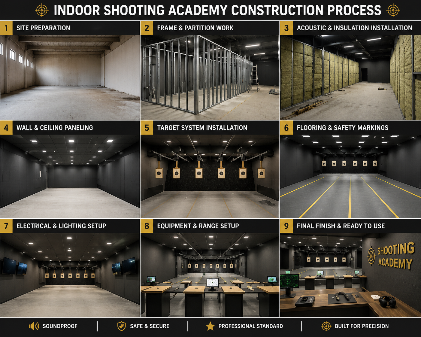 Facility construction work