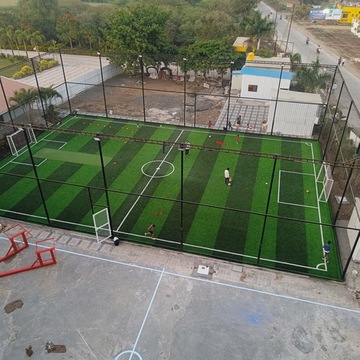 Evening match on the turf